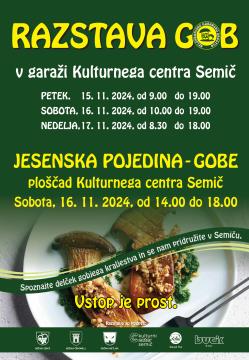 Razstava gob in jesenska pojedina